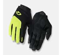 Guanti Lunghi Estivi Bravo Gel Nero/Giallo Fluo Taglia M per Ciclismo