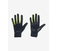 Guanti lunghi Northwave Active Gel nero giallo fluo - L