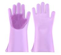 Guanti magici in silicone per lavare stoviglie, cucina, auto, bagno, animali domestici e molto altro ancora, 1 paio