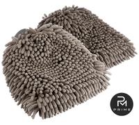 Guanti microfibra lavaggio auto Amazon Basics, 30x20 cm, CW190451B, grigio scuro