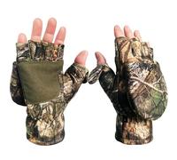 Guanti mimetici per hunting Pro, anti-slip, antivento, convertibili, con dita in stile mimetico, ideali come hunting, campeggio, hiking Climbing Outdoor Gear (XL)