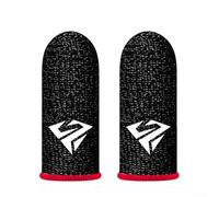 Guanti mobili con punta delle dita progettati per fornire prestazioni resistenti al sudore e una migliore presa per i giocatori che cercano il controllo durante il gioco lungo (rosso)