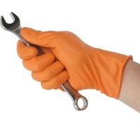Guanti Monouso In Nitrile Arancioni TIGER GRIP Taglia S (100 Pezzi) TIGERGRIPS
