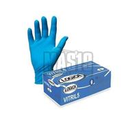 GUANTI MONOUSO IN VINILE NITRILE TAGLIA L CONFEZIONE 100 PZ