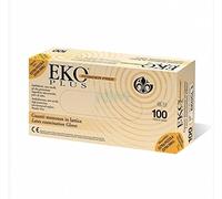 Guanti monouso lattice senza polvere DOC EKO PLUS POWDER FREE - 100 pz. - L - 8/8.5