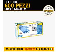 Guanti monouso Reflexx R72 Taglia M 600 pezzi - Alta Resistenza