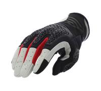 Acer rossover, guanti S male Nero/Grigio Chiaro/Rosso