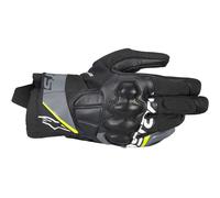 Guanti Moto Alpinestars Drystar® Corozal V3 - Nero/Grigio intenso/Giallo fluo 35
