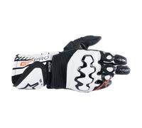 Alpinestars GP Pro R4 Guanti da moto traforati, nero-bianco, taglia M per maschi