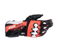 Alpinestars GP Pro R4, guanti XL male Nero/Rosso Fluo/Bianco