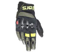 Alpinestars Halo Guanti Moto, nero-giallo, taglia XL