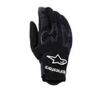 Alpinestars Guanti da moto Manti Air – rete traspirante, protezione nocche – Nero/Bianco, Uomo M