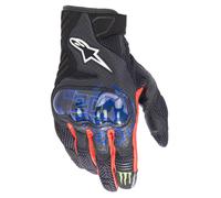 Guanti moto Alpinestars SMX-1 Air 2 Monster FQ20 nero-rosso-blu-bianco-verde L