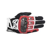 Alpinestars SMX 2 Air Carbon V2, guanti S male Nero/Rosso/Bianco