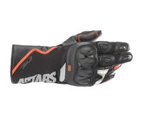 Guanti Moto Alpinestars SP-365 Drystar Impermeabili Nero Rosso Flo Bianco