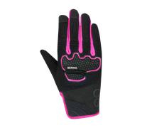 Bering Guanti da moto Breeze Mesh Donna estivi nero-rosa Taglia L