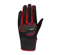 Bering Breeze Mesh Guanti da moto, nero-rosso, taglia 3XL per maschi