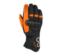 Bering Zephyr guanti da moto impermeabili, nero-arancione, taglia M