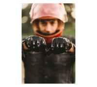 Guanti moto cafe racer e custom by city second skin guanti tattoo neri By city