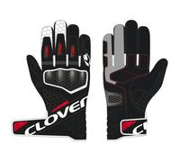 Guanti Moto Clover Predator-2 White/Red/Black Taglia:XXL