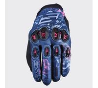Guanti Moto da Donna Estivi Five Stunt Evo 2 Lady Flowers Pink 81307