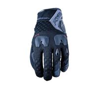 Guanti Moto da Uomo Estivi Pelle/Tessuto Five TFX3 Nero/Grigio 81249