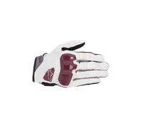 Guanti Moto Donna Alpinestars Chrome Asfalto Bianco Sporco/BorgognaM Bianco Sporco,Borgogna