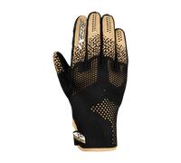 Ixon Ixflow Knit Guanti moto da donna, nero-oro, taglia XL per donne