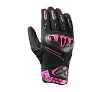Ixon Mirage Air Guanti da moto da donna, nero/rosa, Taglia 2XL