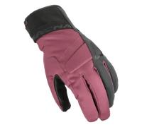 Macna Guanti da moto Daunta RTX NightEye Impermeabili Nero/Rosso Taglia L Donna