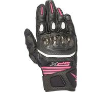 Guanti moto donna pelle estivi Alpinestars STELLA SP X AIR CARBON V2 Nero Rosa L