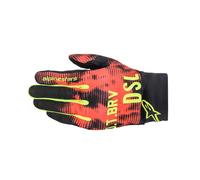 Guanti moto estivi Alpinestars AS-DSL SHOTARO Nero Turchese Rosso fluo M