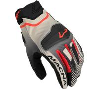 Guanti moto estivi Macna Lithic Nero Marrone Rosso