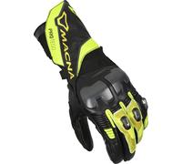 Macna Protego Guanti da moto, nero-giallo, taglia L