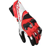 Macna Protego Guanti da moto, nero-bianco-rosso, taglia M per maschi