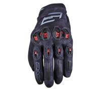 Five Stunt Evo2 Camo, guanti L male Nero/Rosso