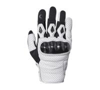 GMS Solis Guanti da moto, nero-bianco, taglia M per maschi