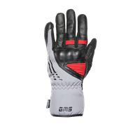 GMS-Moto Stockholm, guanti impermeabili M male Nero/Grigio/Rosso
