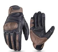 Guanti Moto Guanti Da Moto Vintage Marroni Uomo, Equitazione, Touch Screen, Motocross, Corsa, Motociclista, XXL(Brown,M)