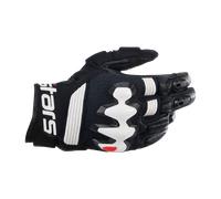 Guanti Moto in Pelle Alpinestars Halo Nero/BiancoL Nero,Bianco