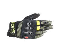Guanti Moto in Pelle Alpinestars Halo Nero/GialloL Nero,Giallo