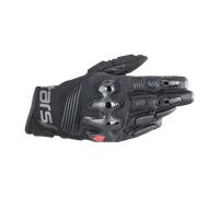 Guanti Moto in Pelle Alpinestars Halo NeroS Nero