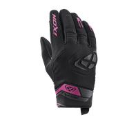 Ixon Mig 2 Guanti da moto da donna, nero-rosa, taglia 2XL per donne