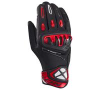 Ixon Mirage Air Guanti da moto, nero-bianco-rosso, taglia 3XL per maschi