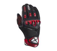 Ixon Mirage Air Guanti da moto, nero-bianco-rosso, taglia 2XL per maschi