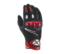 Ixon Mirage Airflow Guanti da moto, nero-bianco-rosso, taglia 3XL per maschi
