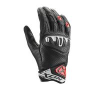 Guanti da moto in pelle IXON Mirage nero-rosso XL