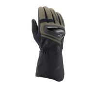 Ixon MS Drizzle Guanti da moto impermeabili, nero-verde-marrone-beige, taglia L per maschi