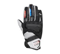 Ixon MS Skeid Guanti da moto, nero/grigio/rosso, Taglia 4XL