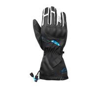 Ixon PRO Eddas Guanti da moto, nero-grigio-blu, taglia XL per maschi